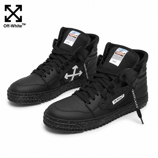 Off-White  Arrow Logo Leather Sneakers #34
