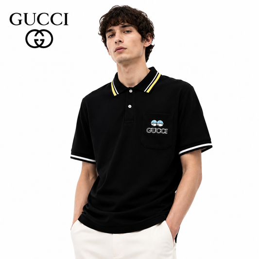 Gucci Pocket Embroidery Polo Shirt