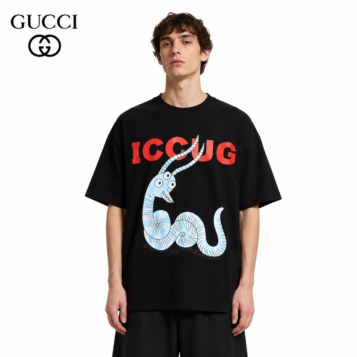 Gucci Snake Year Logo T-Shirt