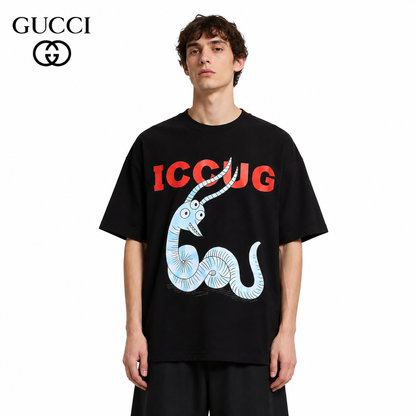 Gucci Snake Year Logo T-Shirt