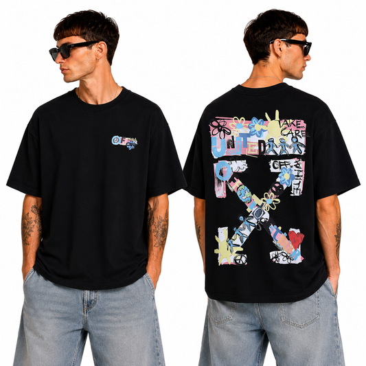 OFF-White  Arrow logo print T-shirt#85