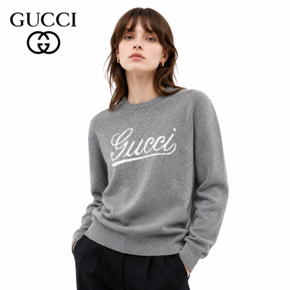Gucci Logo Print Sweater