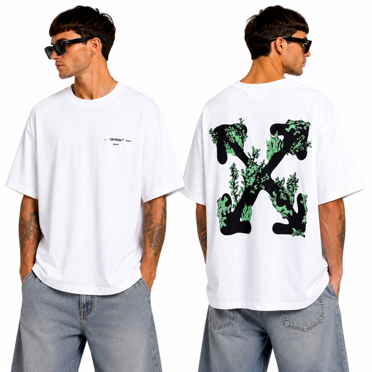 OFF-White  Arrow logo print T-shirt#81