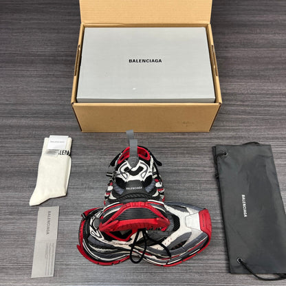 Balenciaga 420 纯原版本Balenciaga巴黎世家 Platform 16XL 厚底系带 老爹鞋 16cm 男款 灰红 Balenciaga 16 Boot #01 - Color 01 - Image 8
