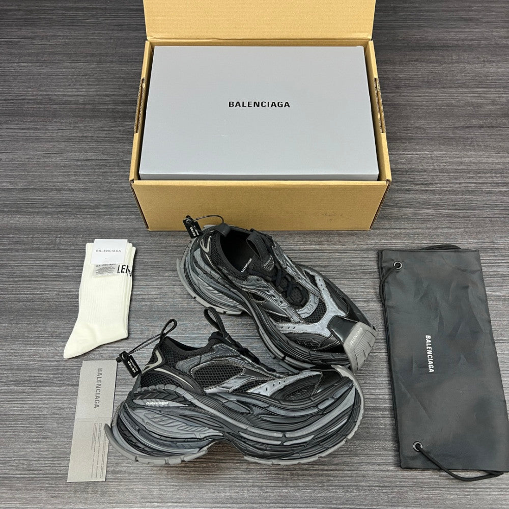 Balenciaga 420 纯原版本Balenciaga巴黎世家 Platform 16XL 厚底系带 老爹鞋 16cm 男款 灰红 Balenciaga 16 Boot #01 - Color 02 - Image 4