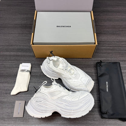 Balenciaga 420 纯原版本Balenciaga巴黎世家 Platform 16XL 厚底系带 老爹鞋 16cm 男款 灰红 Balenciaga 16 Boot #01 - Color 04 - Image 4