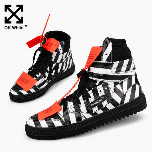 Off-White  Arrow Logo Leather Sneakers #43