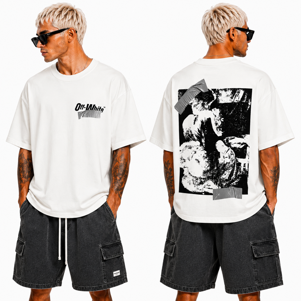 OFF-White  Arrow sign T-shirt#812