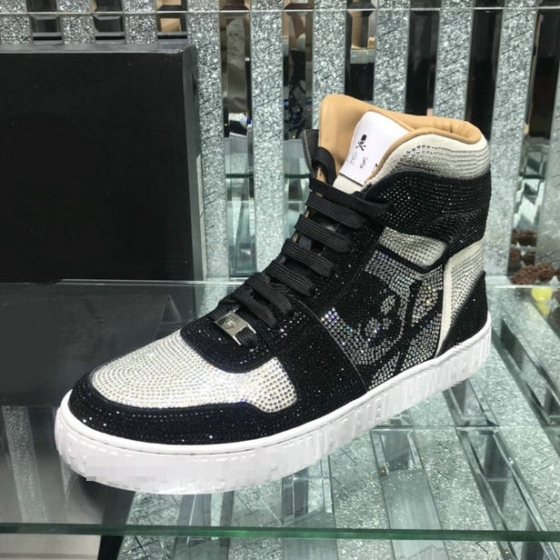 PP New high-top leather Sneakers