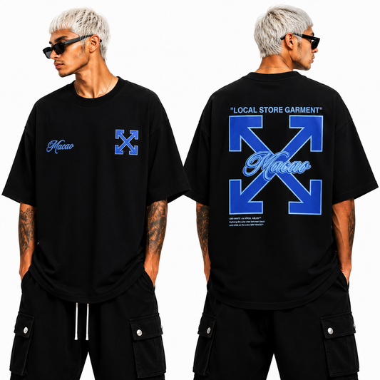 OFF-White  Arrow Logo Cotton T-shirt#27
