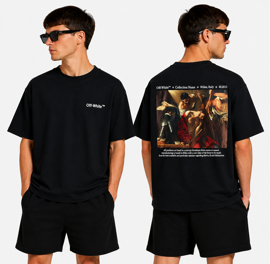 OFF-White Arrow logo print T-shirt#89