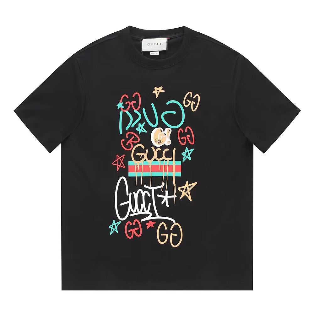 Gucci Logo Print T-Shirt - Image 1