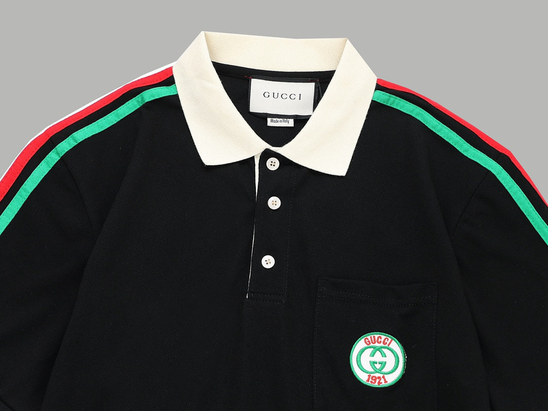 Gucci Web Stripe Polo Shirt - Image 12