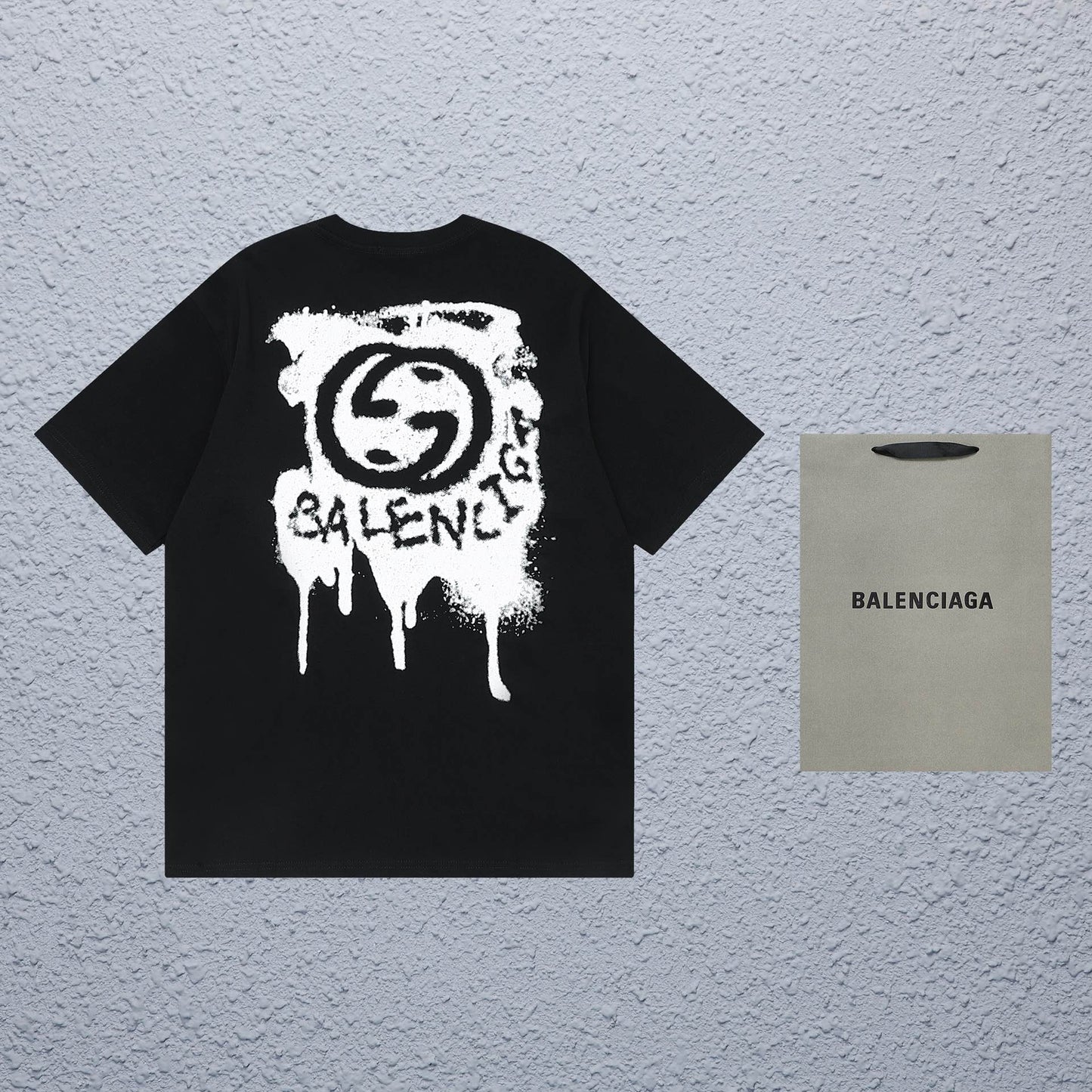 Gucci x Balenciaga Graffiti Logo T-Shirt - Image 11
