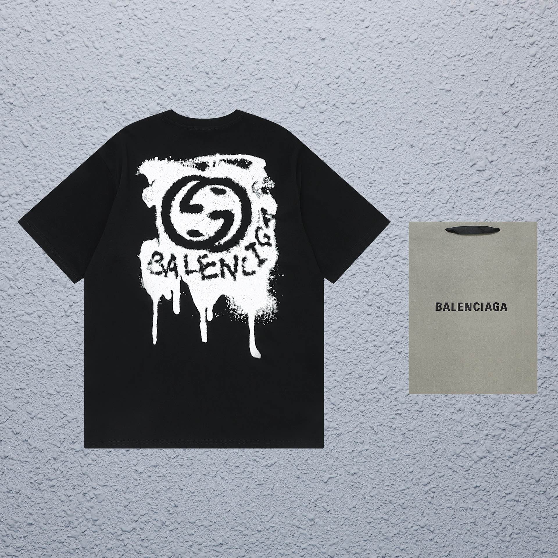 Gucci x Balenciaga Graffiti Logo T-Shirt - Image 11