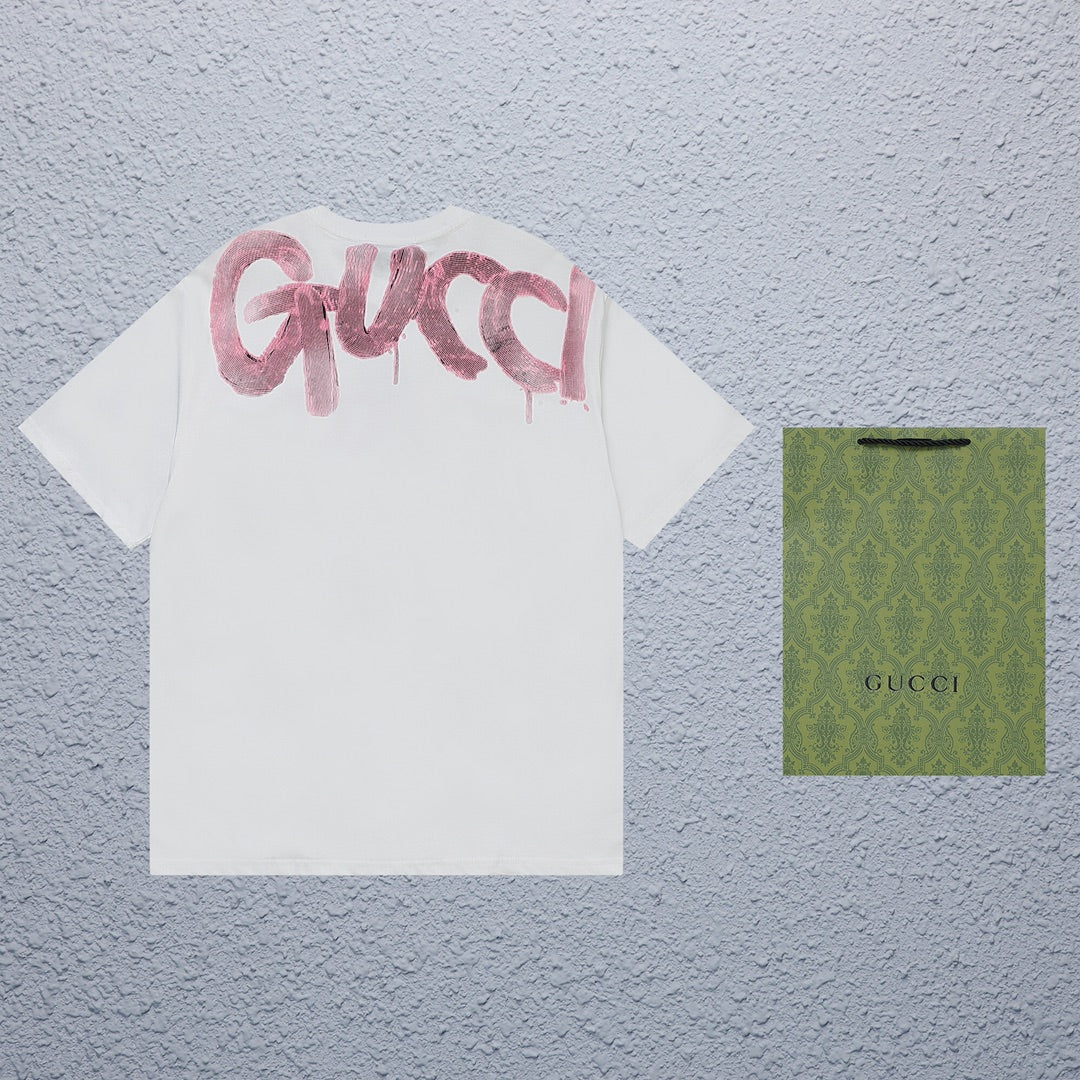 Gucci Contrast Logo T-Shirt - Image 2