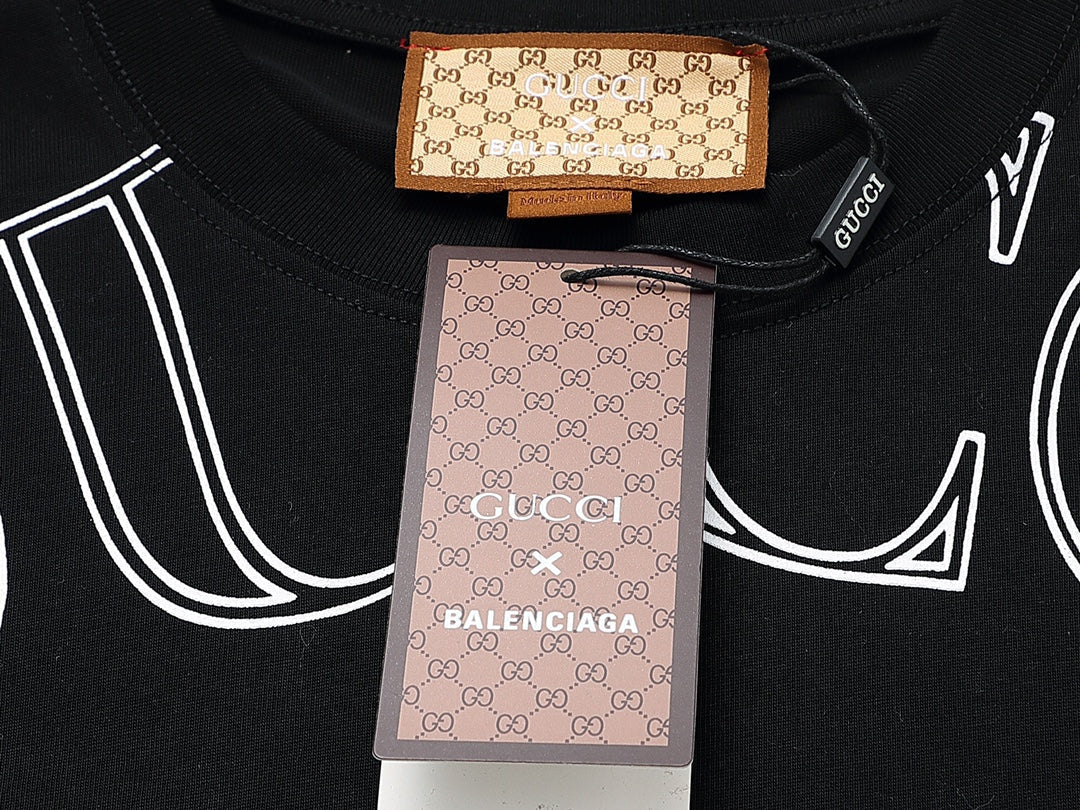 Gucci x Balenciaga Logo T-Shirt - Image 15