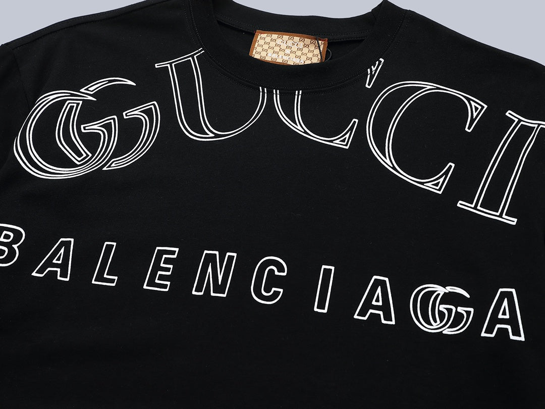 Gucci x Balenciaga Logo T-Shirt - Image 14