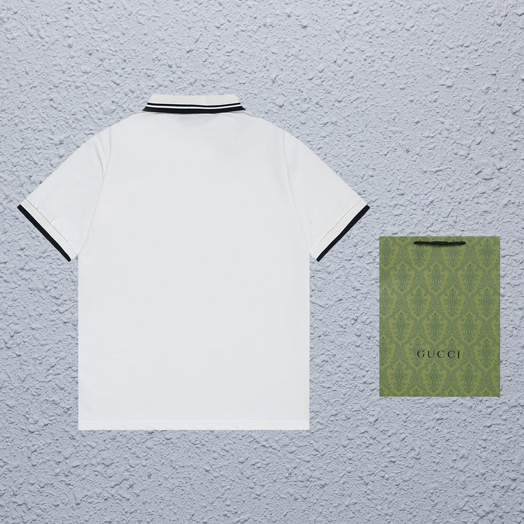 Gucci Pocket Embroidery Polo Shirt - Image 2