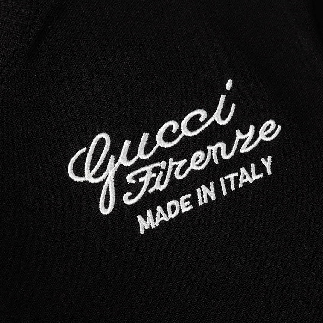 Gucci Logo Embroidery T-Shirt - Image 4