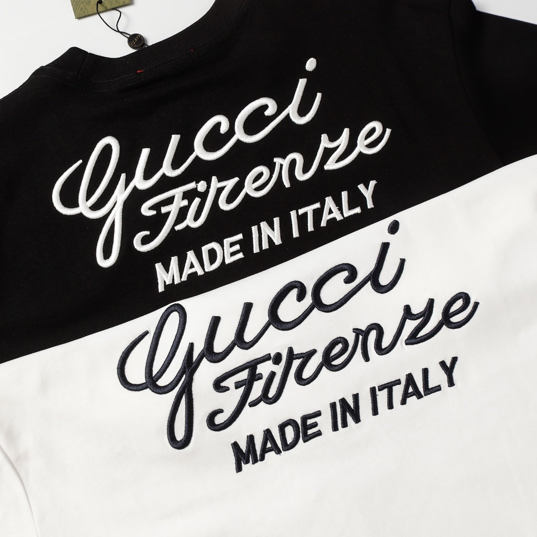 Gucci Logo Embroidery T-Shirt - Image 5