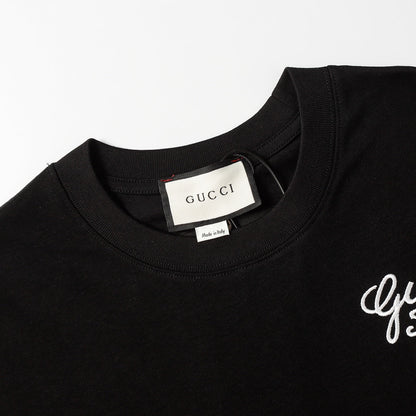 Gucci Logo Embroidery T-Shirt - Image 3