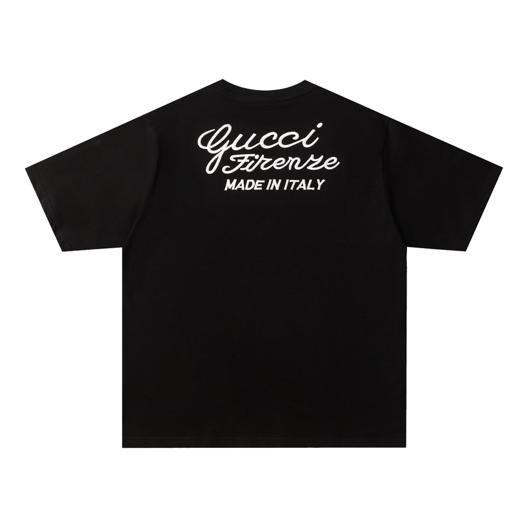 Gucci Logo Embroidery T-Shirt - Image 2