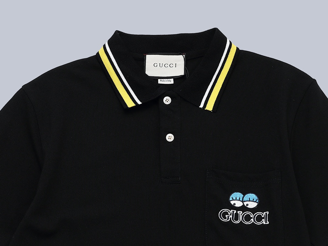 Gucci Pocket Embroidery Polo Shirt - Image 12