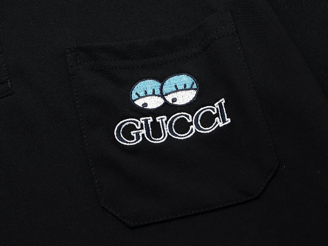 Gucci Pocket Embroidery Polo Shirt - Image 14