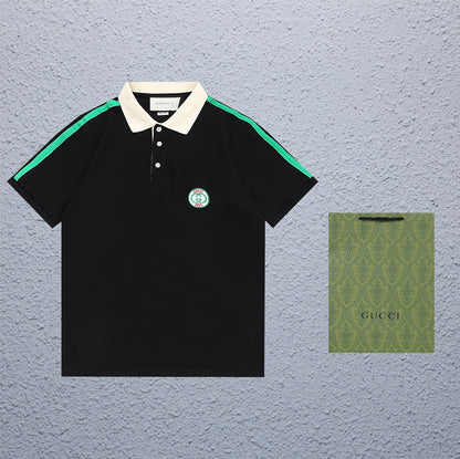 Gucci Web Stripe Polo Shirt - Image 10
