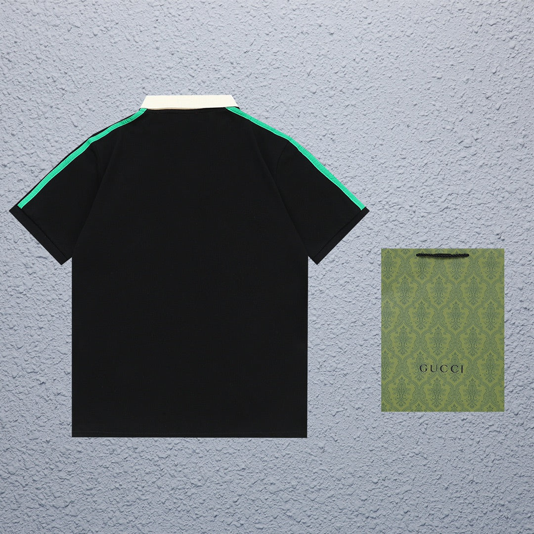 Gucci Web Stripe Polo Shirt - Image 11