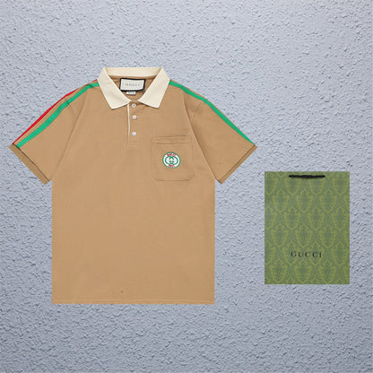 Gucci Web Stripe Polo Shirt - Image 1