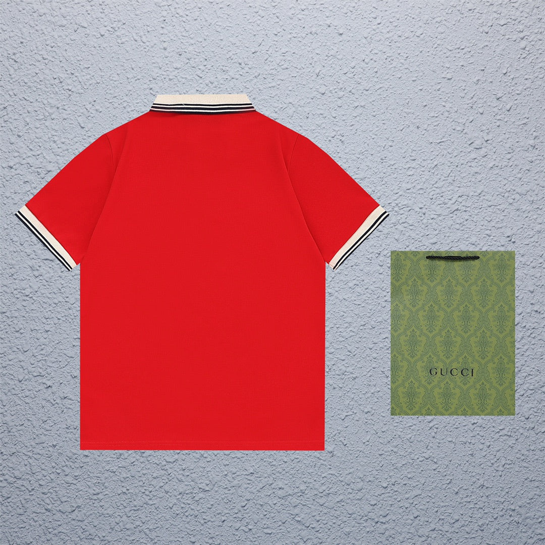 Gucci Double Button Polo Shirt - Image 2