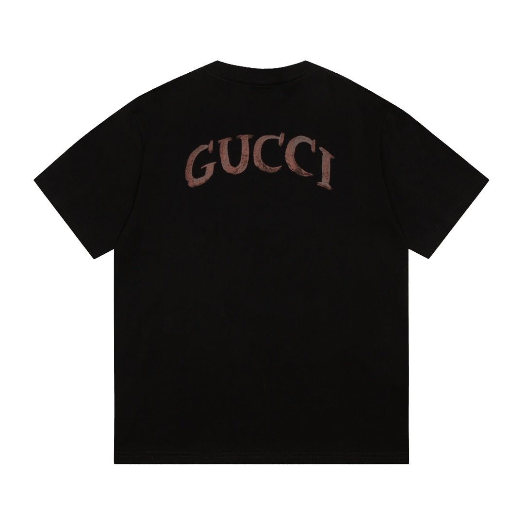 Gucci Graffiti Logo T-Shirt - Image 2