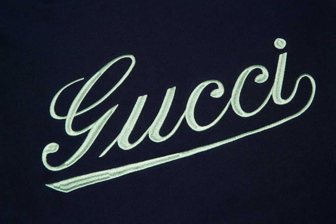 Gucci Logo Embroidery Hoodie - Image 5