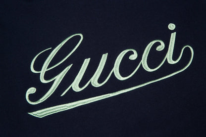 Gucci Logo Embroidery Hoodie - Image 5