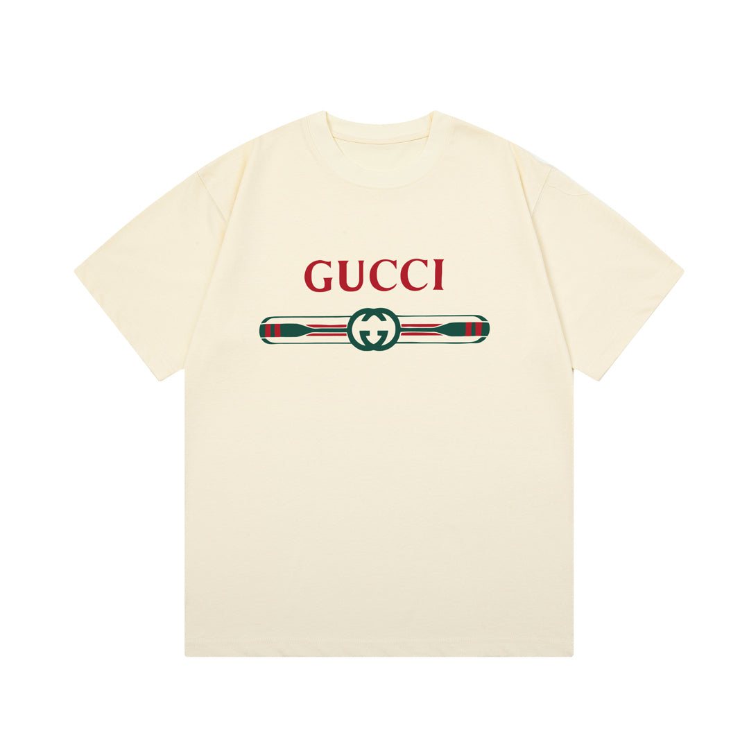 Gucci Logo Print T-Shirt - Image 1