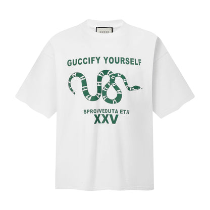 Gucci Snake Year Logo T-Shirt - Image 36