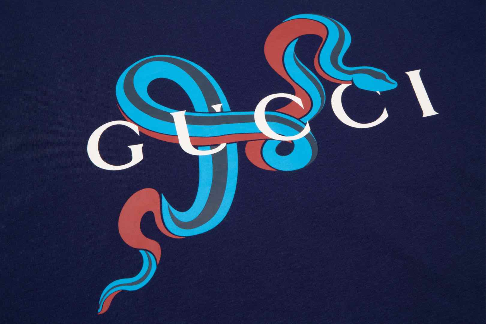 Gucci Snake Year Logo T-Shirt - Image 5