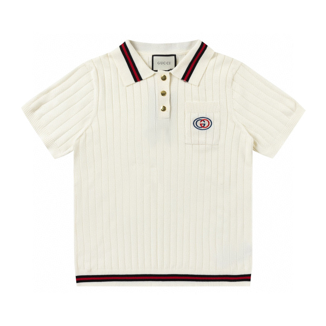 Gucci Pocket Embroidery Polo Shirt - Image 6