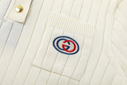 Gucci Pocket Embroidery Polo Shirt - Image 9