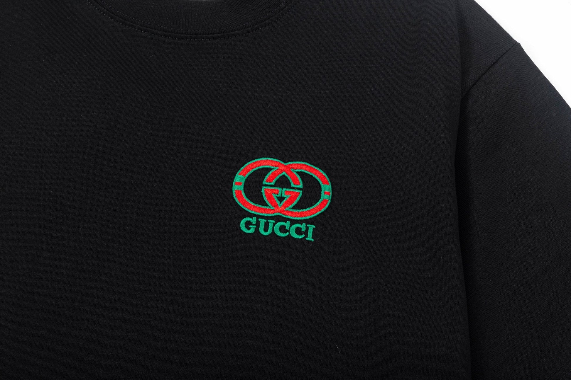 Gucci Logo Embroidery T-Shirt - Image 32