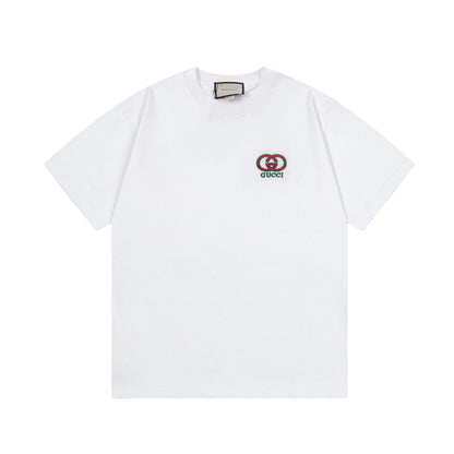 Gucci Logo Embroidery T-Shirt - Image 1