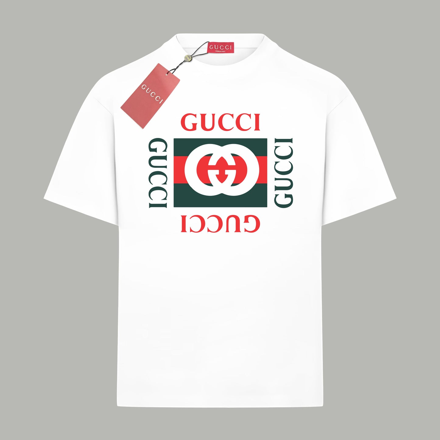 Gucci Contrast Logo T-Shirt - Image 10